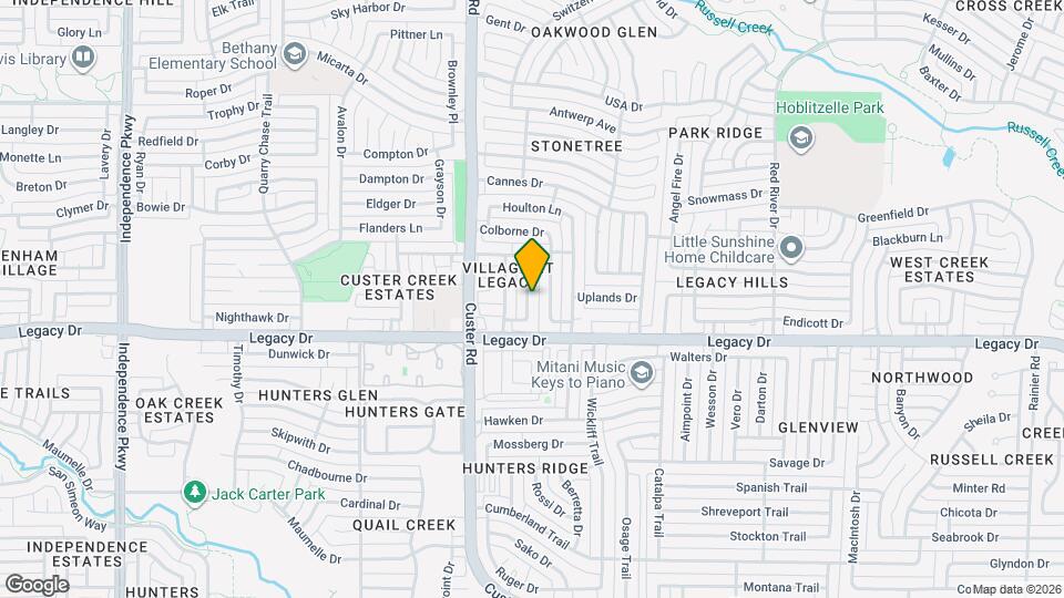 7032 Occidental Rd Map and Location Details