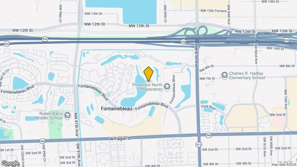 9165 Fontainebleau Blvd Map and Location Details