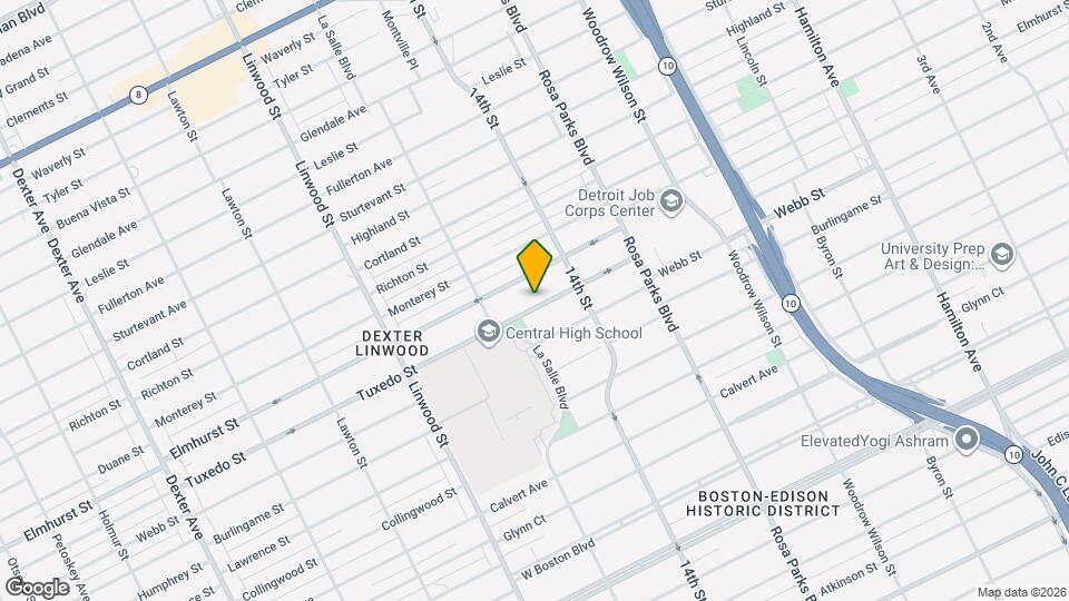 2286 Tuxedo St Mapa y Detalles de la Ubicación