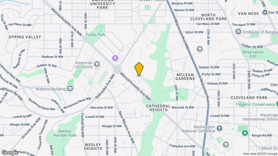 4305 Massachusetts Ave NW Map and Location Details