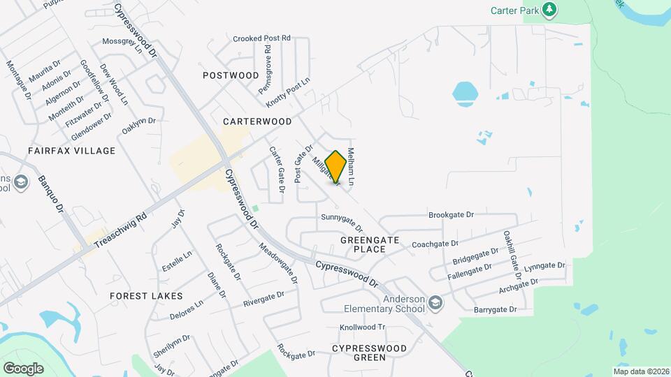 22735 Millgate Dr Map and Location Details