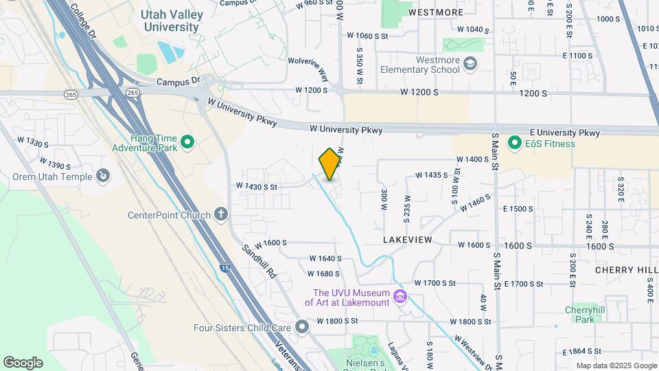 1490 S 430 W #, Unit Lakeridge 1490/shared room contract#1 Map and Location Details