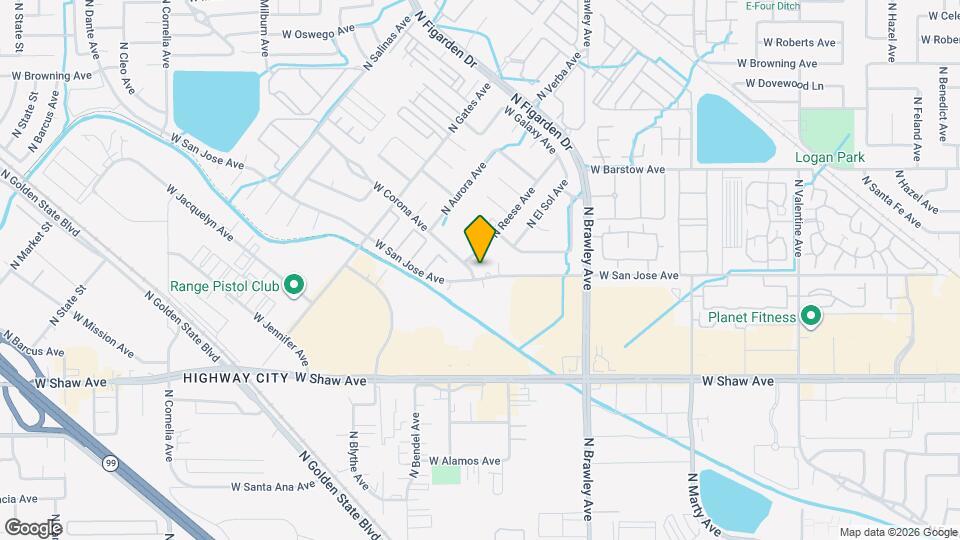 4220 W Corona Ave Map and Location Details