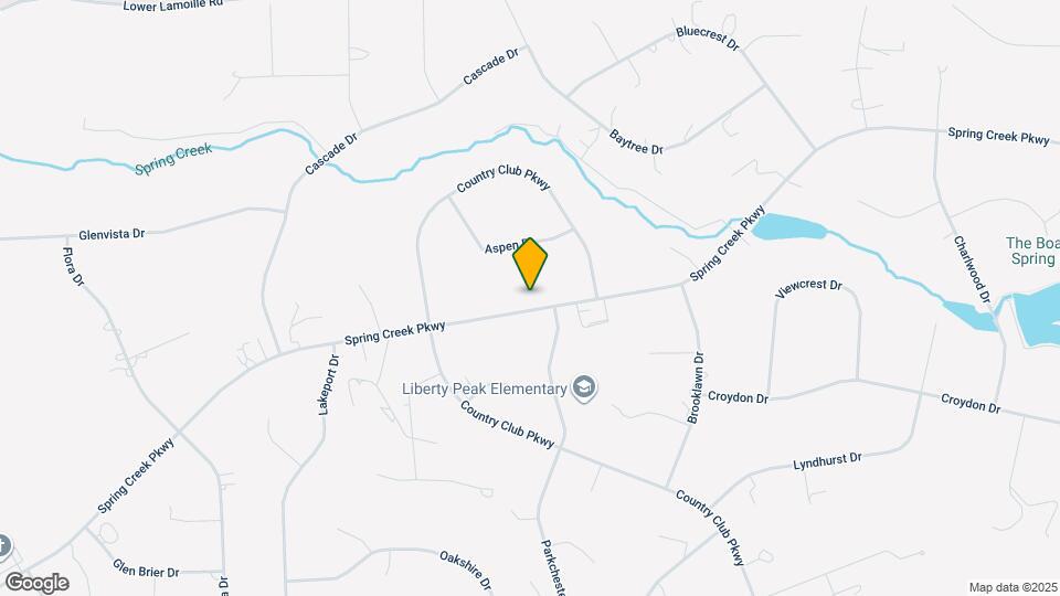 335 Spring Creek Pkwy Map and Location Details