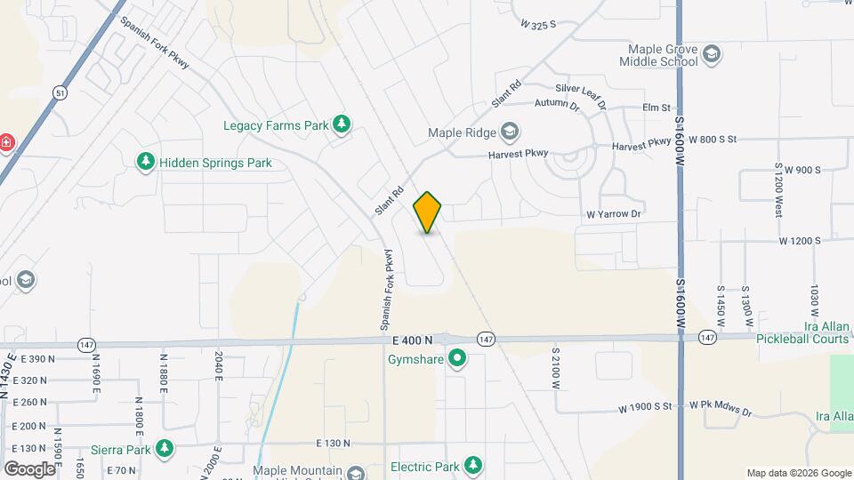 728 N Old Fort Dr Map and Location Details