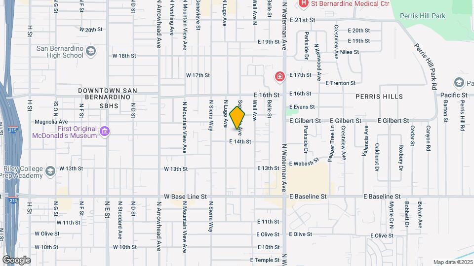 1428 Sepulveda Ave Map and Location Details