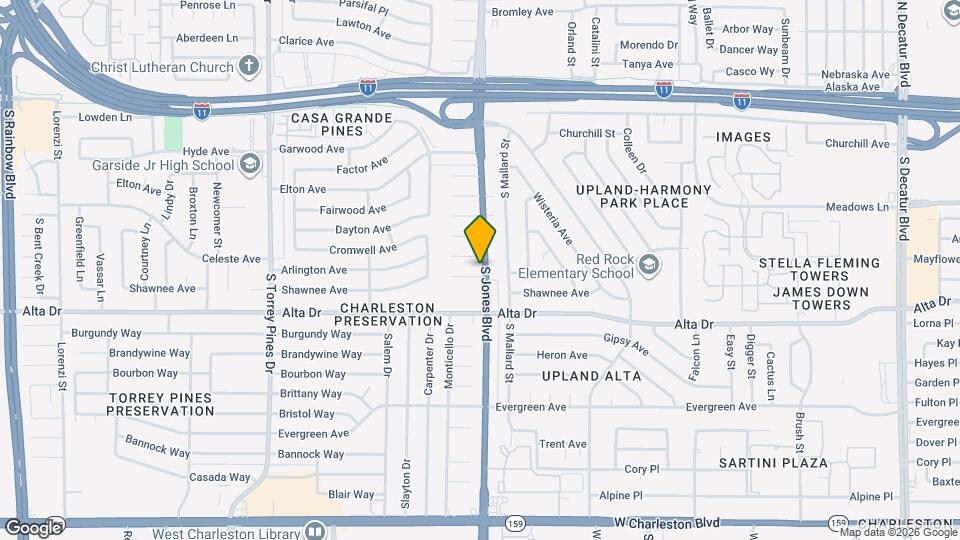 6100 Jones Cir Map and Location Details