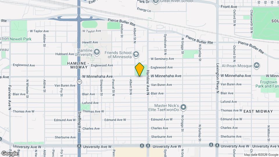 1368 W Minnehaha Ave Map and Location Details
