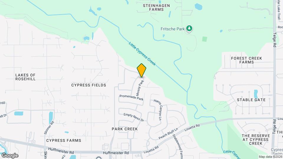 15619 Mossy Park Map and Location Details