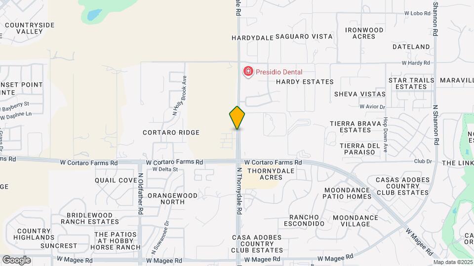 8503 N Thornydale Rd Map and Location Details