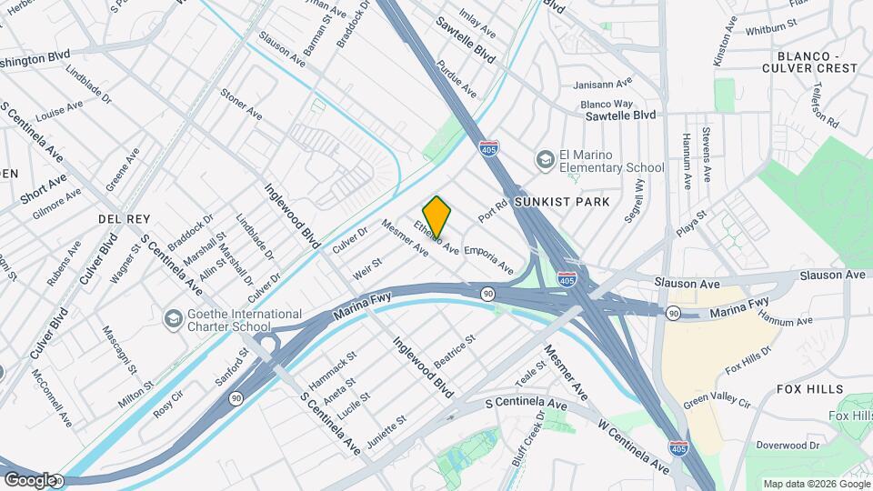 5227 Etheldo Ave Map and Location Details