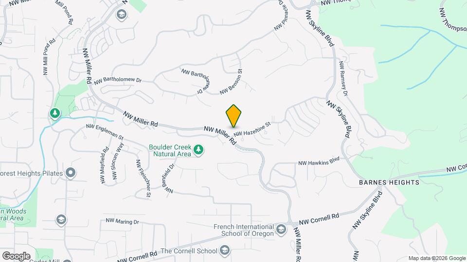 8817 NW Hazeltine St Map and Location Details