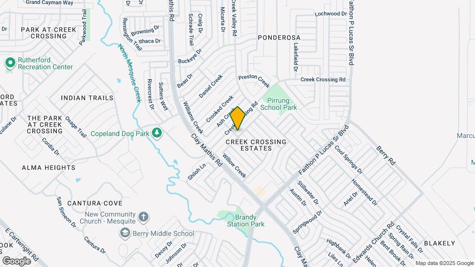 2617 Brushy Creek Trail Map and Location Details