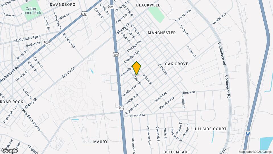 2118 Fairfax Ave Map and Location Details