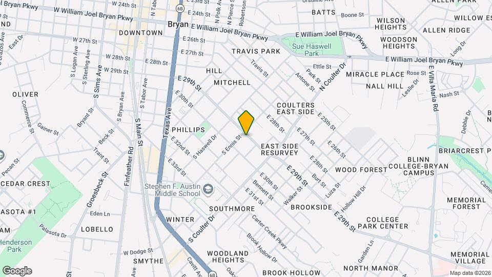 1005 E 29th St Map and Location Details