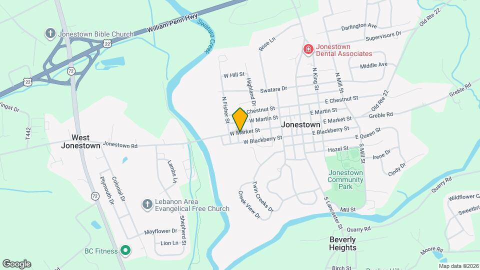 228-232 W Market St Map and Location Details