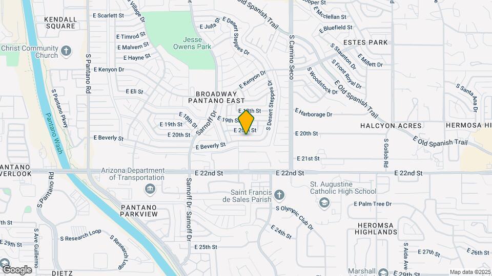 8509 E Beverly St Map and Location Details