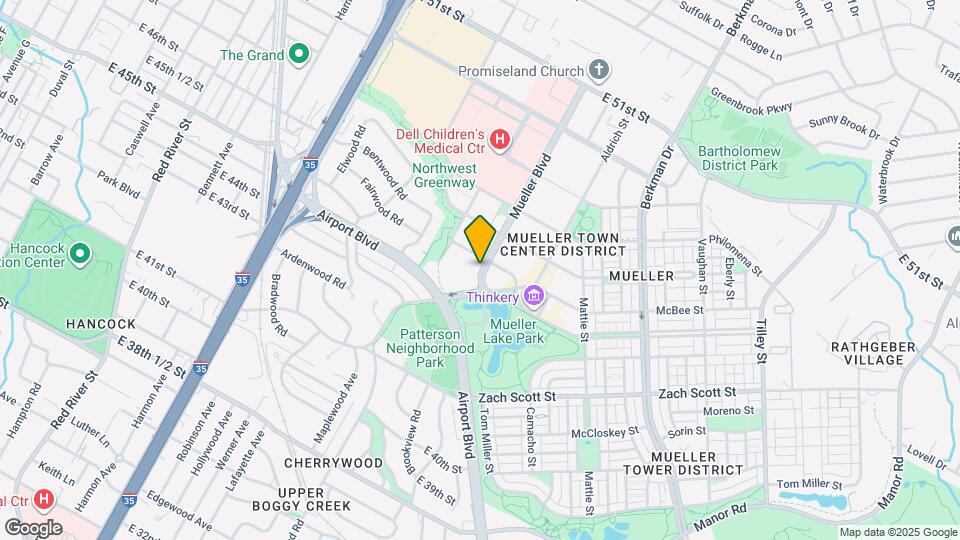 4602 Mueller Blvd Map and Location Details