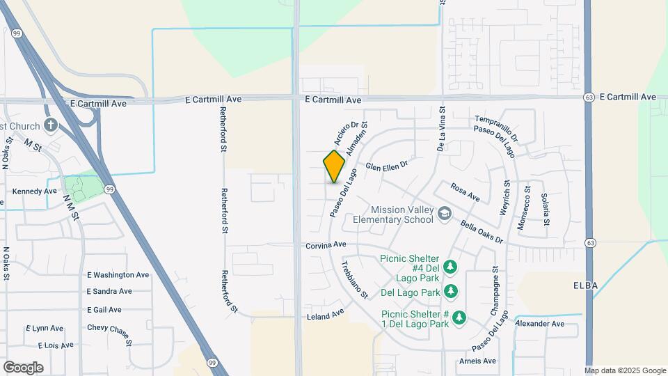 1315 Zinfandel Ct Map and Location Details