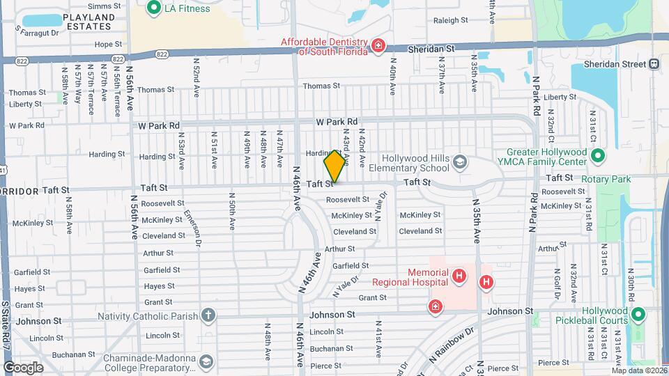 4314 Taft St Mapa y Detalles de la Ubicación