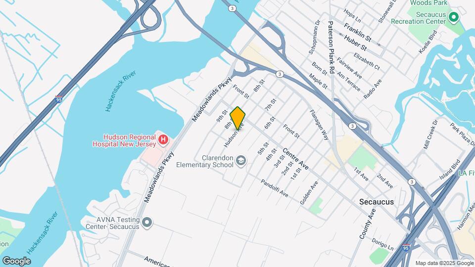 720 Hudson Ave Map and Location Details