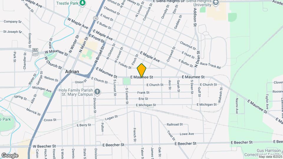 104 S Tecumseh St Map and Location Details