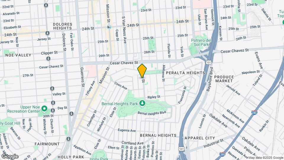 3248 Folsom St Map and Location Details