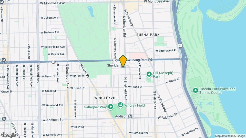 1006 W Dakin St Map and Location Details