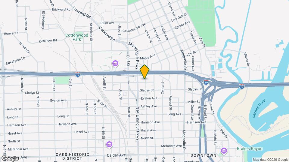 1476 Louisiana St Map and Location Details