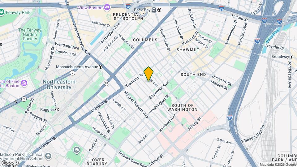 135 W Concord St Mapa y Detalles de la Ubicación