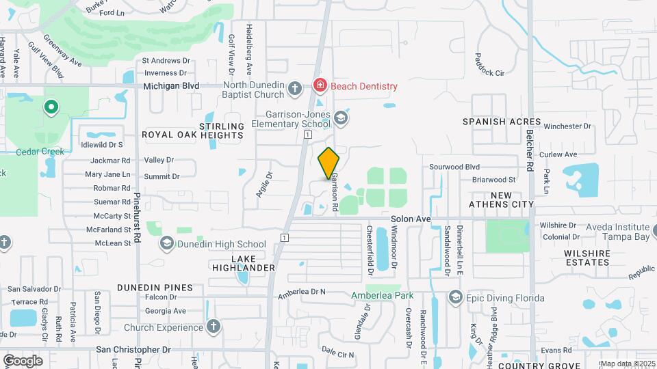 1695 Hamilton Ct Map and Location Details