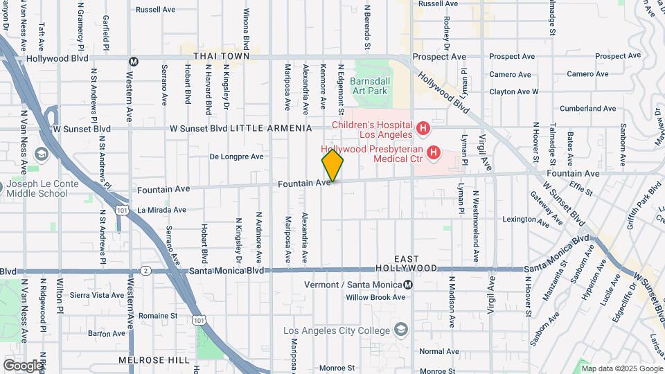 4914 E Fountain Ave Map and Location Details