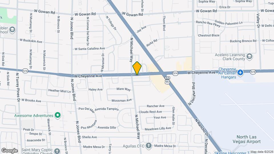 5317 W Cheyenne Ave Map and Location Details