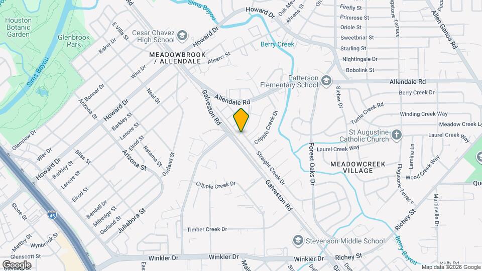 2102 Straight Creek Dr Map and Location Details