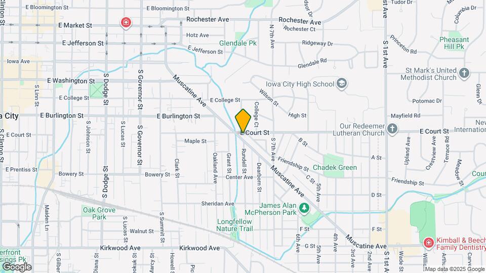 1409-1411 E Court St Map and Location Details