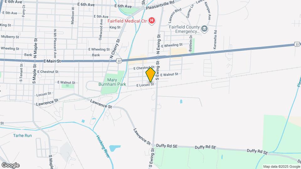 1236 1/2-1236 1/2 E Locust St Map and Location Details