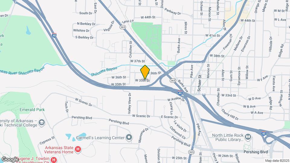 1506 W 35th St Map and Location Details