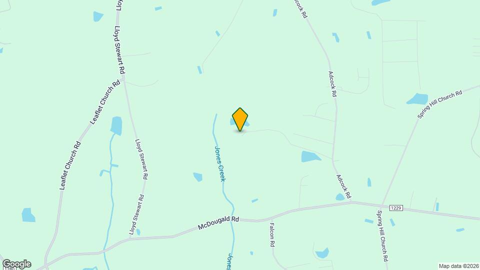 2232 Adcock Rd Map and Location Details