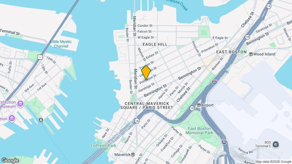 33 Princeton St, Unit 1 Mapa y Detalles de la Ubicación