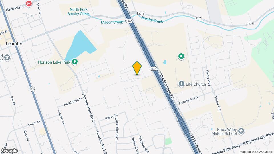 8421-183A 183A Toll Rd Map and Location Details