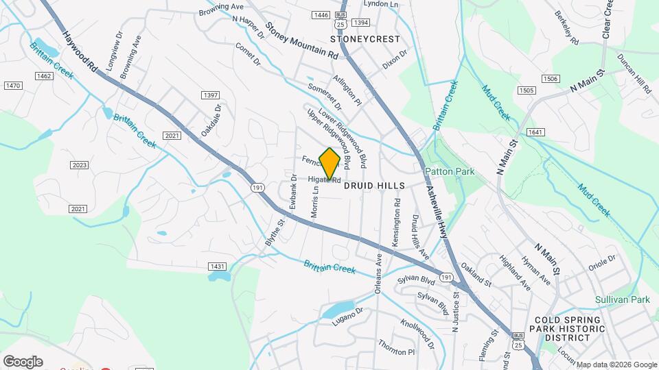 610 Higate Rd Map and Location Details