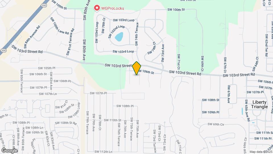 10632 SW 74th Terrace Map and Location Details