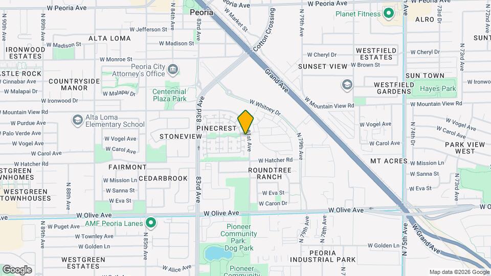 9591 N 81st Dr Map and Location Details