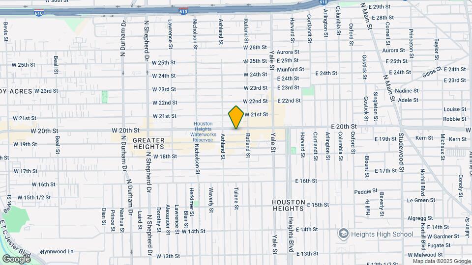 312 W 20th St Map and Location Details