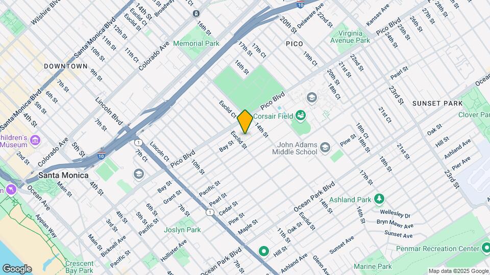 2041 Euclid St, Unit 11 Map and Location Details
