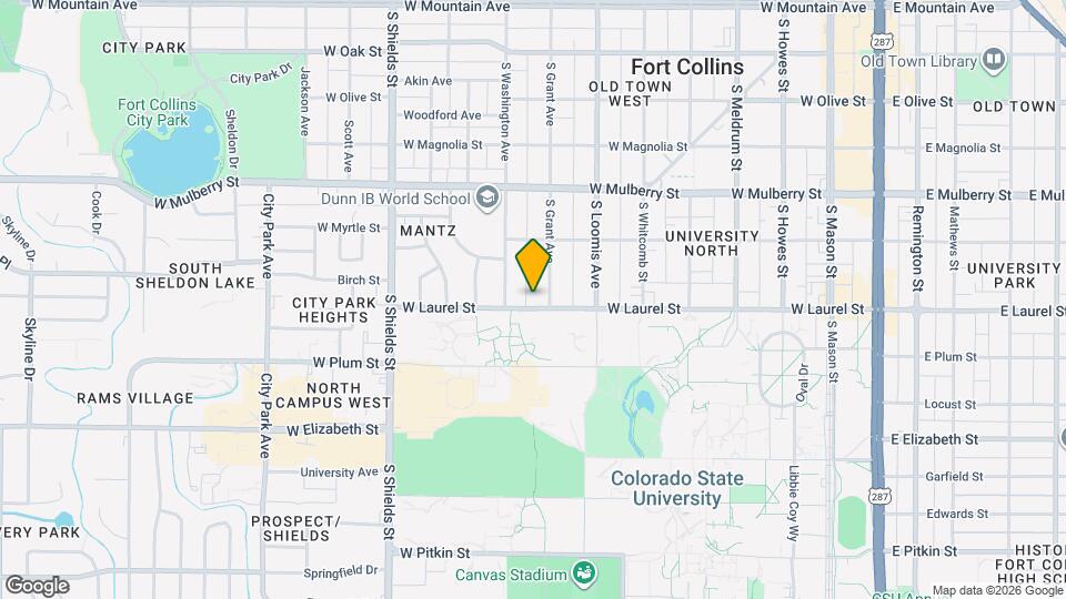 810 W Laurel St Map and Location Details