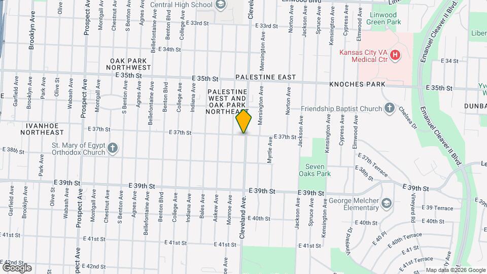3700 Cleveland Ave. Mapa y Detalles de la Ubicación