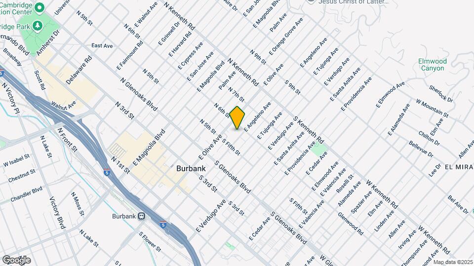553 E Angeleno Ave Mapa y Detalles de la Ubicación