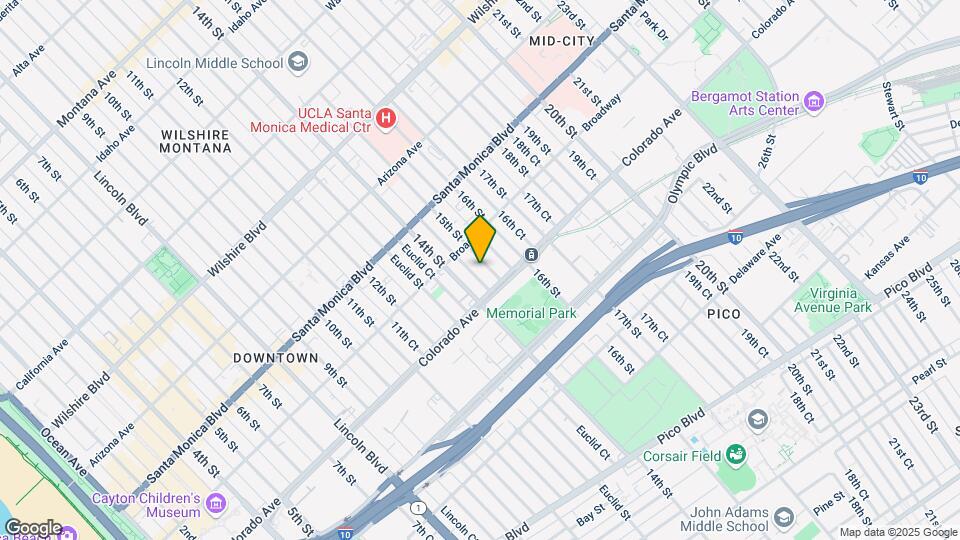 1534 15th St Mapa y Detalles de la Ubicación