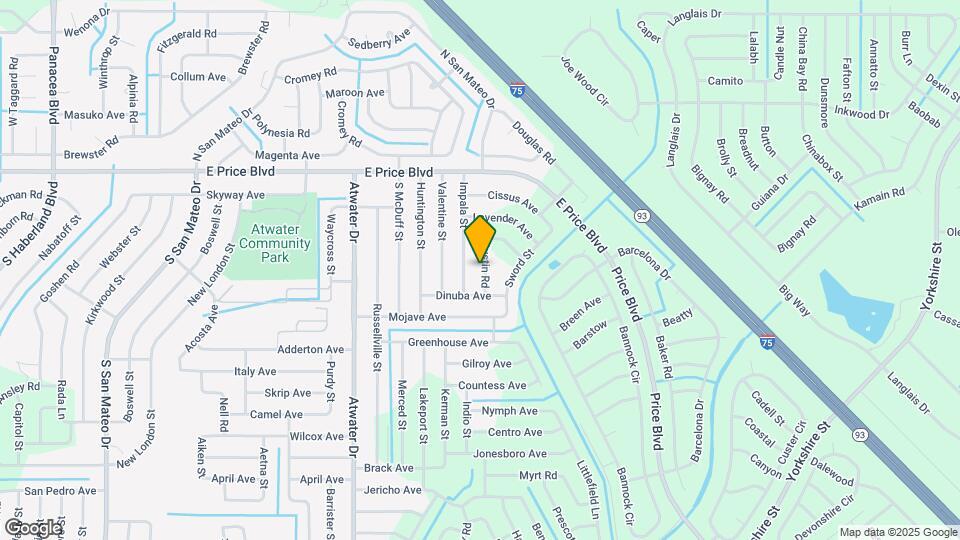 1251 Dustin Rd Map and Location Details